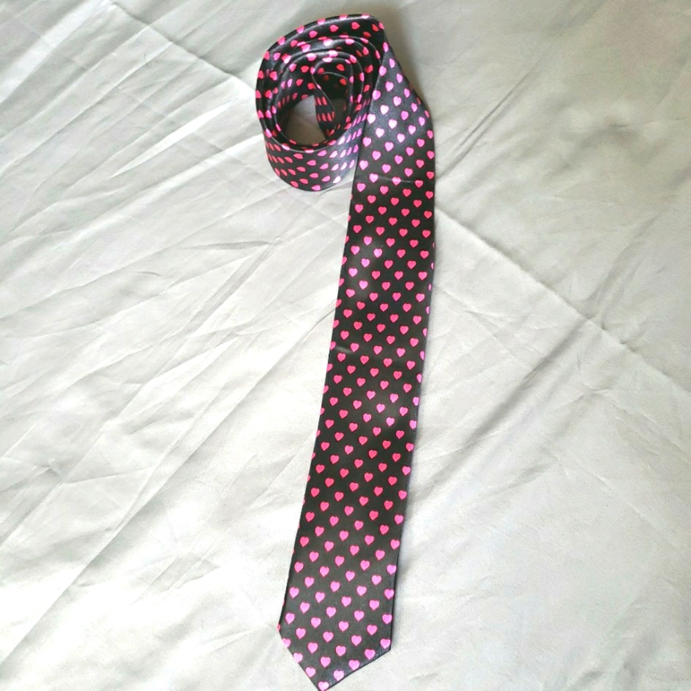 ♡Pink hearts tie